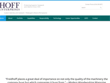 Tablet Screenshot of hoffent.com